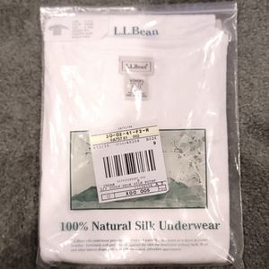 LL Bean Natural Silk long underwear